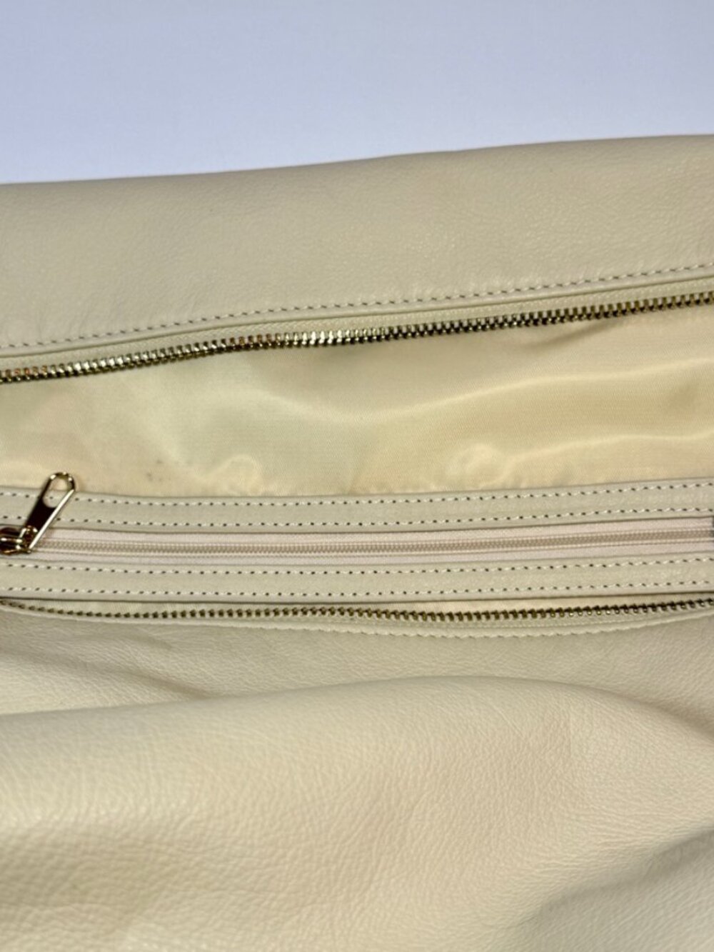 Vintage Twinset Milano Fringed Hobo Bag-Italian Leather-NWOT - Picture 8 of 10